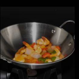 268. Wok especial de gambas